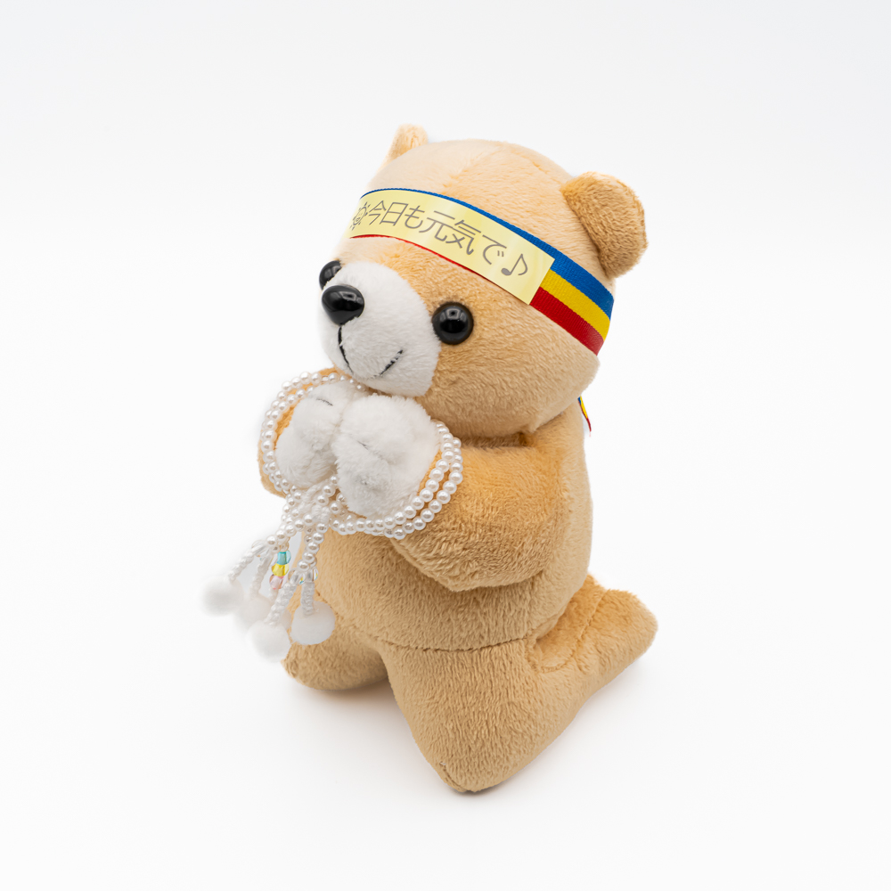 お祈りクマ茶 ホワイト念珠セット | 【公式】創価学会仏壇・仏具・書籍